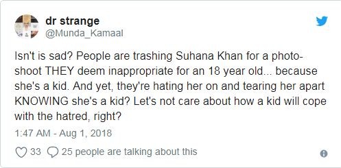 Tweets on Suhana Khan. Tweets on Suhana Khan.