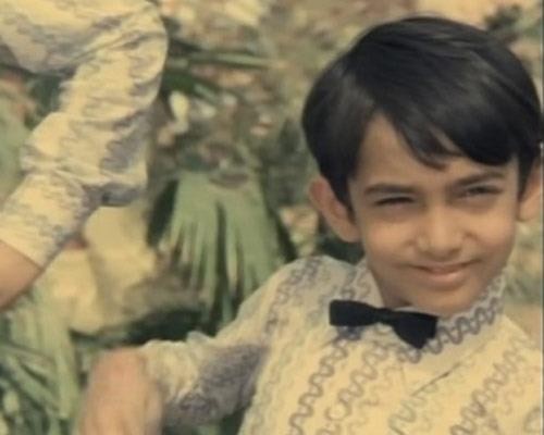 Aamir Khan as a child