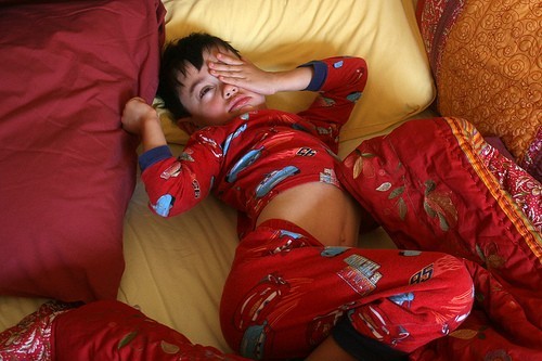 sleeping kid