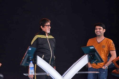 Amitabh Bachchan and Kapil Sharma shoot for 'KBC 8'