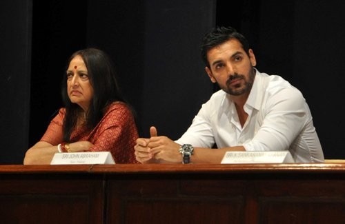 John Abraham at NGO event (Varinder Chawla) John Abraham at NGO event (Varinder Chawla)