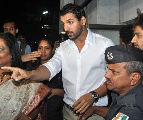 John Abraham at NGO event (Varinder Chawla) John Abraham at NGO event (Varinder Chawla)