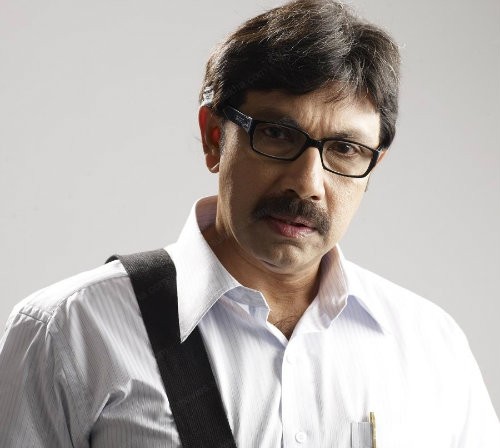 A picture of Sathyaraj. Sathyaraj