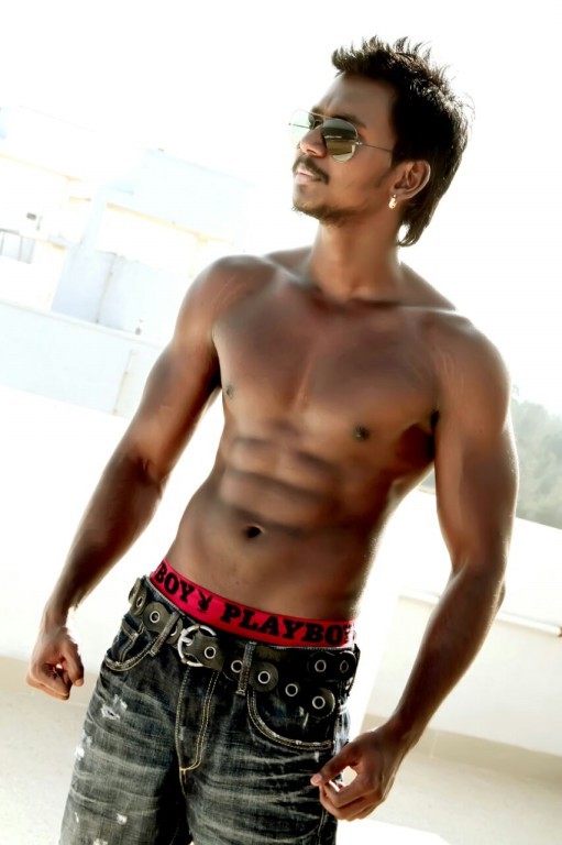 Raghava Lawrence Brother Elwin Six Pack Stills - Photos,Images,Gallery