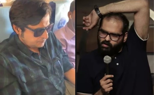 Arnab Goswami and Kunal Kamra Arnab Goswami and Kunal Kamra