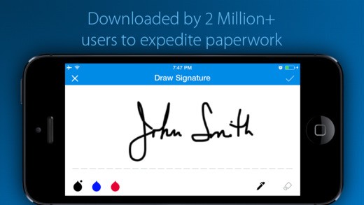 SignEasy Screenshot on iPhone SignEasy Screenshot on iPhone