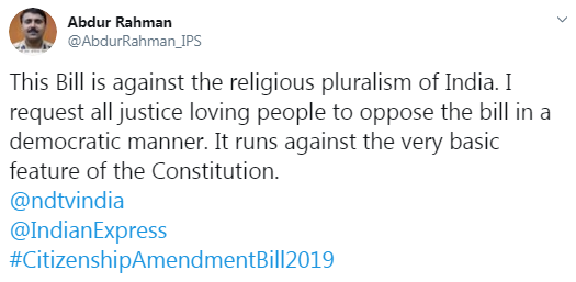 Abdur Rahman Tweet Abdur Rahman Statement