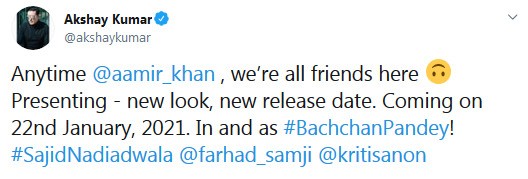Akshay Kumar tweet