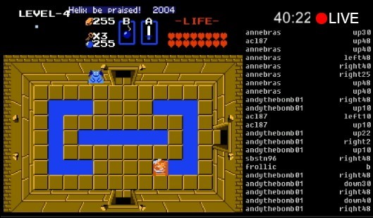 Twitch Plays Zelda
