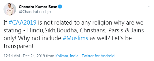 @chandrabosebjp/Twitter Chandra Kumar Bose