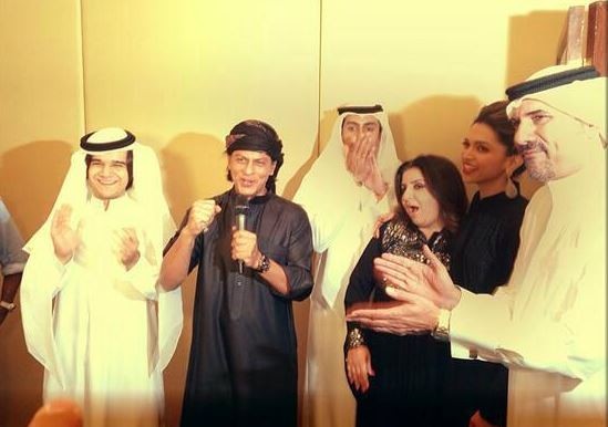 Happy New Year team shooting in Dubai Happy New Year