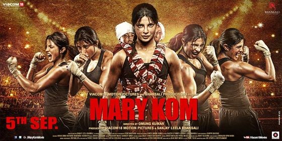 Bollywood has taken a great liking to sports biopics Mary Kom Poster