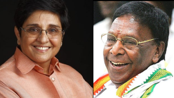 Puducherry Chief Minister V Narayanaswamy had accused Kiran Bedi of working on orders of the Central Government. Kiran Bedi Narayansamy