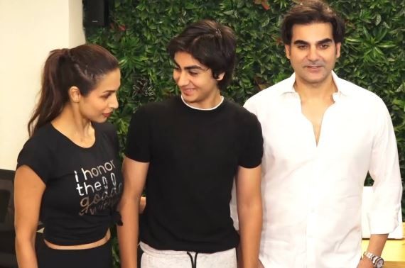 Malaika Arora, son Arhaan and Arbaaz Khan Malaika Arora, Arhaan and Arbaaz Khan