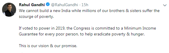 Rahul Gandhi tweet