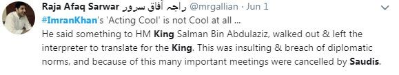 imran khan saudi king