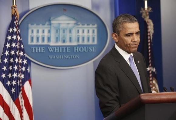U.S. President Barack Obama holds his year-end news conference
