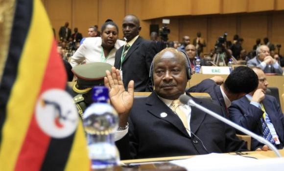 Uganda's President Yoweri Museveni attends the opening ceremony of the 22nd Ordinary Session of the African Union summit in Ethiopia's capital Addis Ababa, January 30, 2014 file photo.