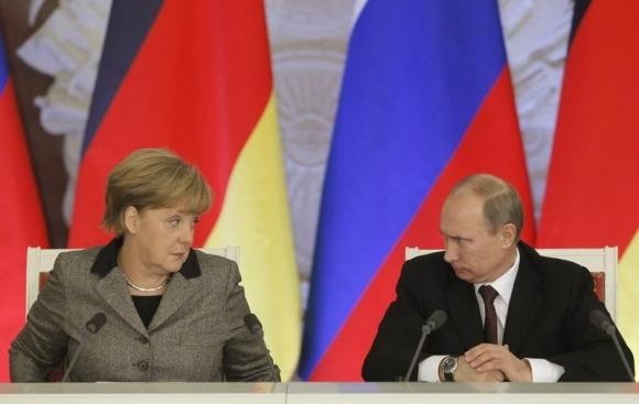 Germany's Chancellor Angela Merkel and Russian President Vladimir Putin Germany's Chancellor Angela Merkel and Russian President Vladimir Putin