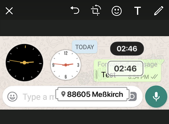 WhatsApp for iPhone gets Instagram-like time and location