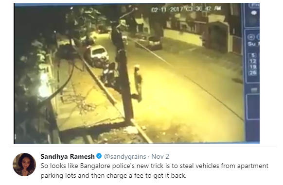 Bengaluru Girl accuses cops for stealing her sister's vehicle and charging fine for 'negligence' Bangalore police, vehicle theft