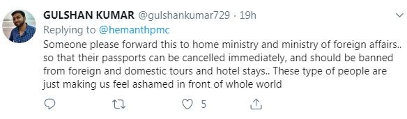 Indian family in Bali tweet 4