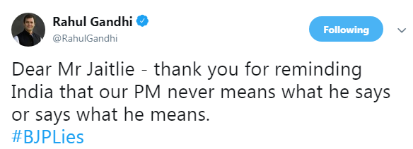 gandhi tweet