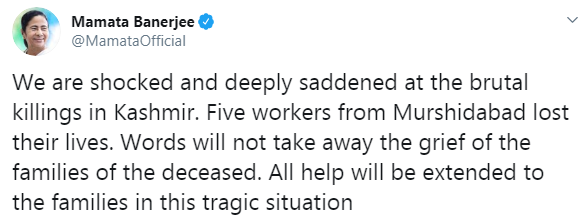 Image: @mamataofficial/Twitter Mamata Banerjee Tweet
