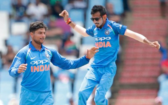 File photo of Kuldeep Yadav and Yuzvendra Chahal. Kuldeep Yadav and Yuzvendra Chahal