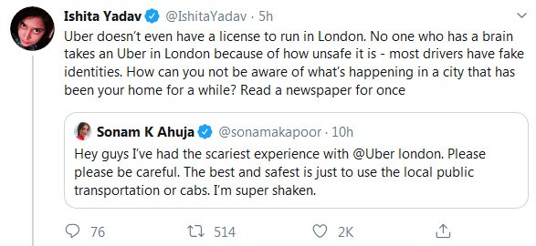 User on Sonam