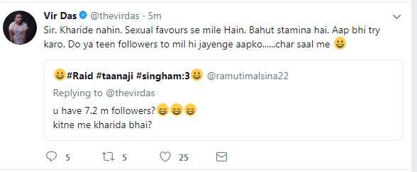 Tweet Vir Das