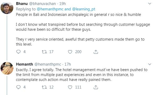 Indian family in Bali tweet 5