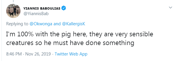 Pig Tweet