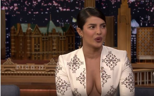 Priyanka Chopra on the talk show. Priyanka Chopra