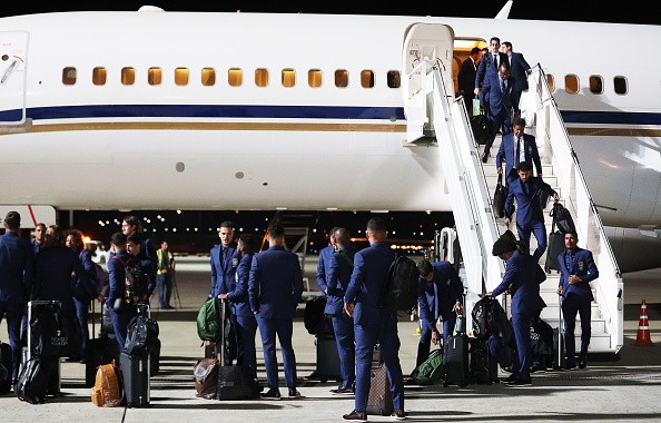 2018 Fifa World Cup Team Brazil Arrives In Russia Photos Images