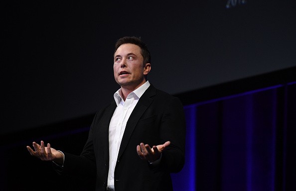 SpaceX CEO Elon Musk speaks at the International Astronautical Congress on September 29, 2017 in Adelaide, Australia Elon Musk