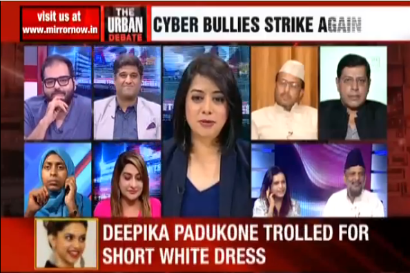 Mirror Now editor slams panellist for asking her to walk into work in her underwear Mirror Now viral video