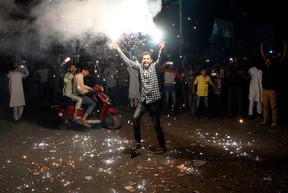 Kashmiri cricket fans celebrate Pakistan's win. India vs Pakistan, Kashmir cricket fans, Pakistan win, India lose