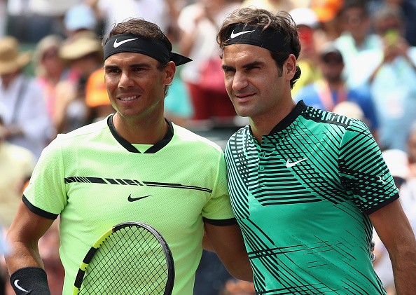 Rafael Nadal and Roger Federer. Roger Federer, Rafael Nadal