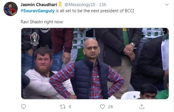 Sourav Ganguly Tweet