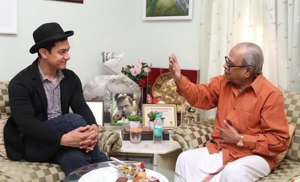 Aamir Khan with K Balachander K Balachander