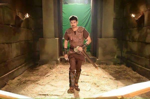 A poster from Vijay's 'Puli'. Vijay's Poster from 'Puli'