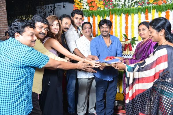 Varun Tej Konidela with Puri Jagannath at Loafer movie launch Varun Tej Konidela with Puri Jagannath at Loafer movie launch