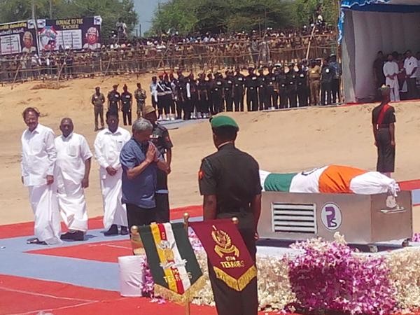 Former President Dr APJ Abdul Kalam's funeral procession in Rameswaram ...