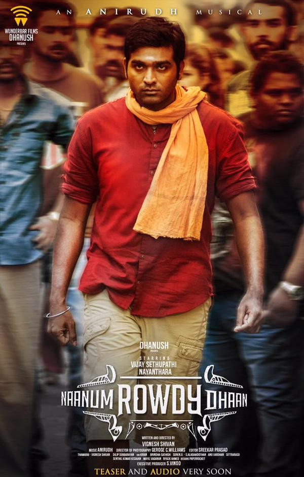 Vijay Sethupathi's Naanum Rowdy Thaan First Look Poster 