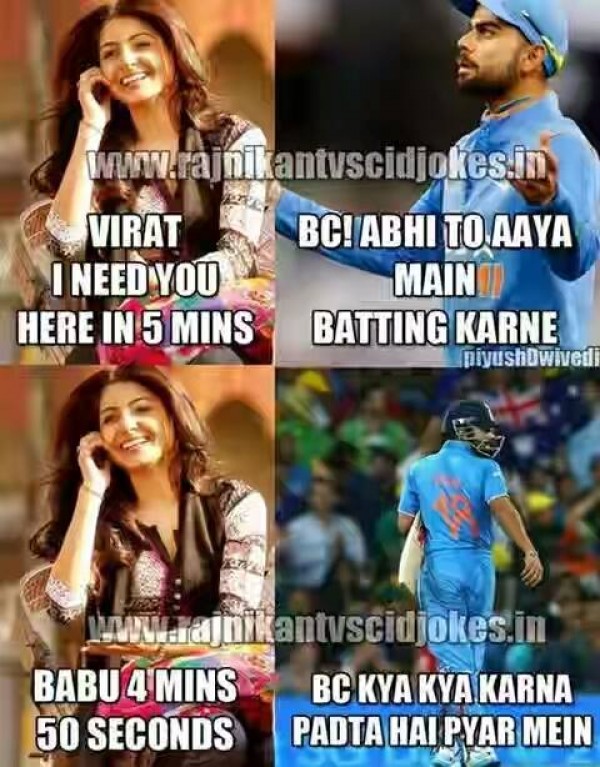 Anushka Sharma-Virat Kohli Memes Go Viral on Social Media after India ...