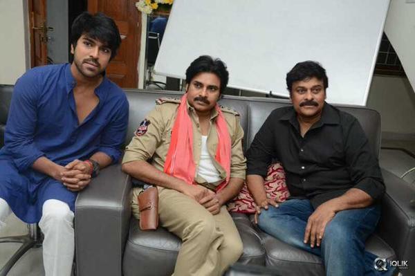 Pawan Kalyan met Chiranjeevi and Ram Charan Teja - Photos,Images ...