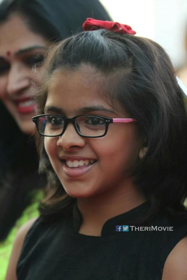 Vijay, Amy Jackson, Meena, Baby Nainika, Atlee, GV Prakash 