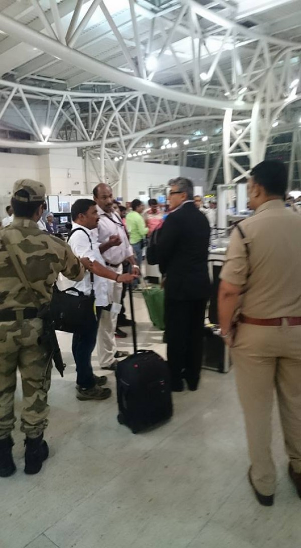 Thala Ajith spotted at Chennai Airport - Photos,Images 