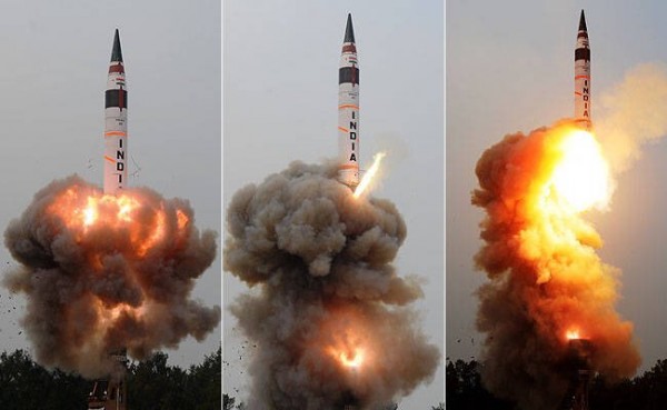 Agni 5 India s Longest Range Nuclear Capable Missile Successfully 